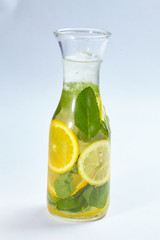 summer lemonade isolated
