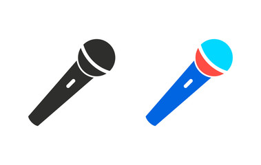 Microphone - vector icon.