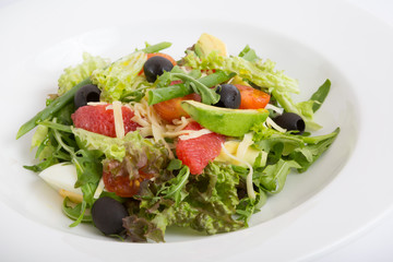 Green vegetables salad