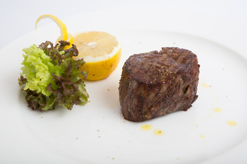 Fried or grilled mignon steak