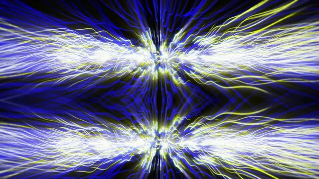 Electric Abstract Fibers Cable, Loop, 4k
