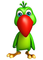 funny  Parrot cartoon character