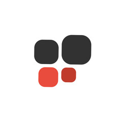 Square vector logo icon