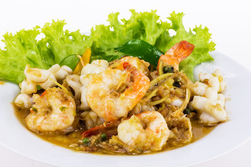 Spicy seafood from Thailand Asia