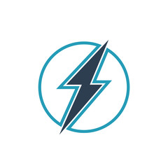 electric vector logo icon