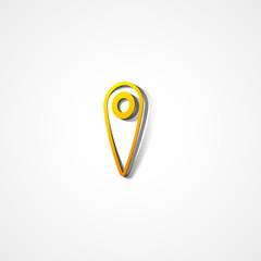 Map pointer web icon