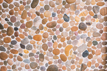 Pebble stone floor tile texture