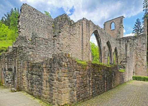 Mauerreste Kloster Allerheiligen, Schwarzwald