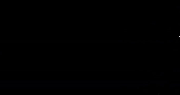 Fade to black crows / Flying animated low-poly crows fill screen with black from left to right, can be used for cuts and transitions