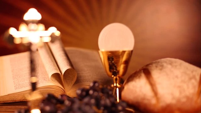 Holy communion, religion background 