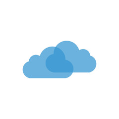 Cloud logo icon vector