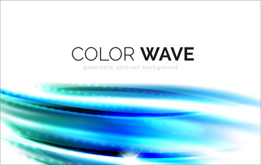 Elegant light smooth wave