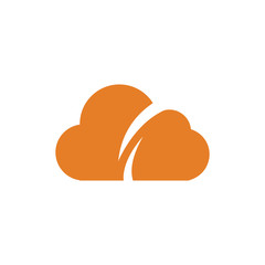 Cloud logo icon vector