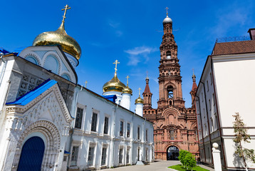 The bell tower of the Epiphany church in Kazan, Tatarstan, Russi