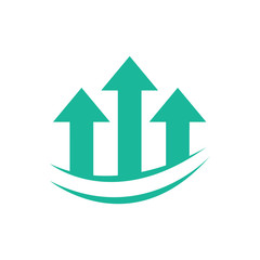 statistic vector logo icon