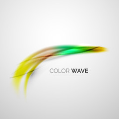 Elegant light smooth wave