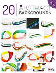 Pack of vector abstract backgrounds