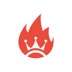 crown logo icon Vector