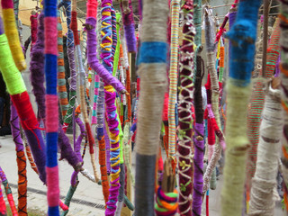 cuerdas de colores
