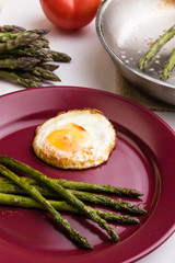 asparagus with egg