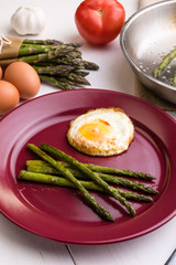 asparagus with egg