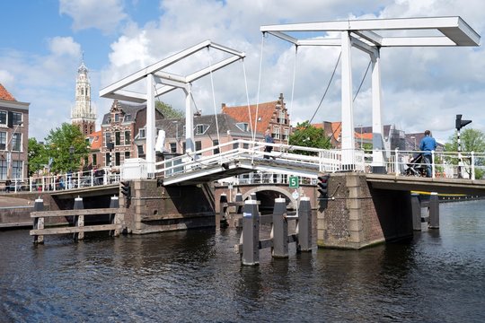 Gravestenenbrug in Haarlem/ Netherlands