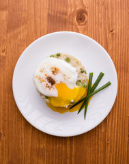 pea risotto with egg