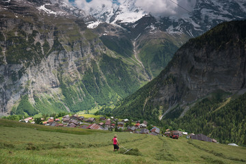 Small village in the Bernese Oberland, Switzerland