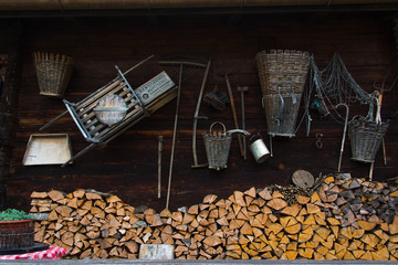 Village utensils, Grindelwald, Switzerland