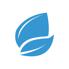 water drop vector logo icon