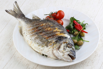 Grilled dorado