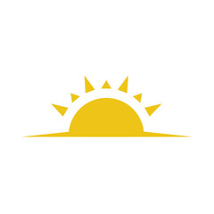 Sun logo icon Vector