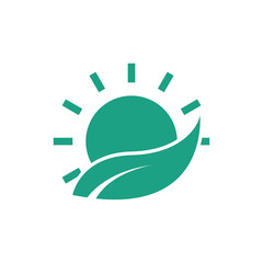 Sun logo icon Vector