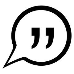 Quote icon vector