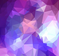 Abstract geometric background of triangular polygon