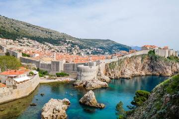 City walls of Dubrovnik Old Town