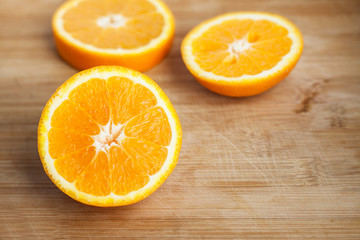 isolated orange on a white background