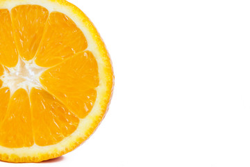 Fototapeta premium isolated orange on a white background