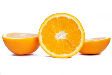 isolated orange on a white background