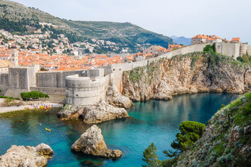 City walls of Dubrovnik Old Town