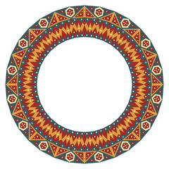 Abstract patterned frame