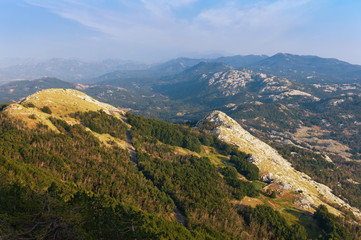 Fototapeta na wymiar Montenegro. View of Lovсen national park.