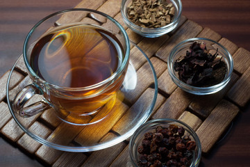 Tasty fragrant tea