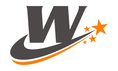 Star Swoosh Letter W