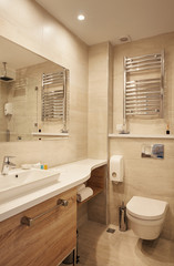 Hotel Bathroom Interior