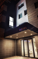 Hotel Building Entrance