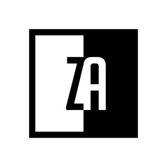 initial square half logo 