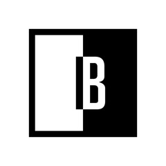 initial square half logo 