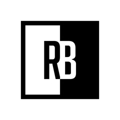 initial square half logo 