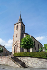 Fototapeta na wymiar Kirche in Beining